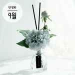[It's My Flower] Birth of September Dahlia diffuser set (Gray Blue), Air Freshener _ Made in KOREA